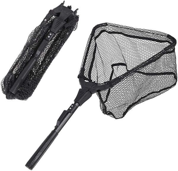 Alloy Black Fishing Nets Dip Net Fly Fishing Accessories Outdoor Fish Tool