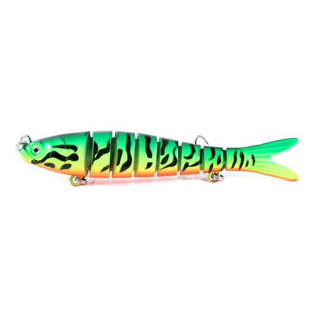 Segmented Swimbait Lure Green | Koala Outdoor